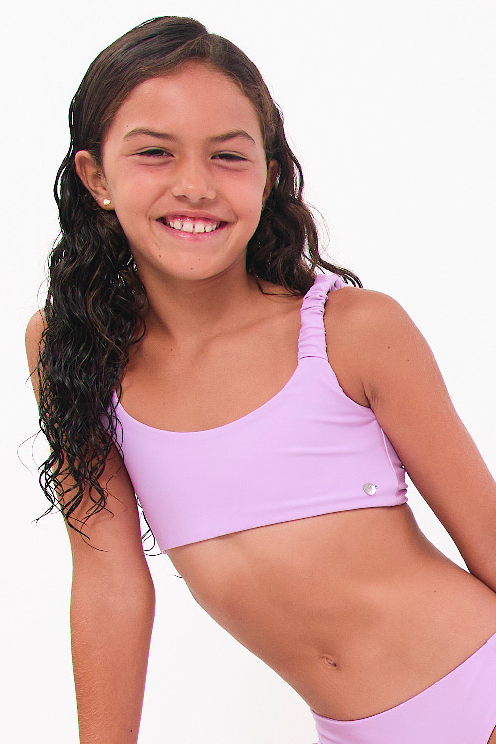 Top Brisas teens lila mate