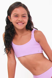 Top Brisas teens lila mate