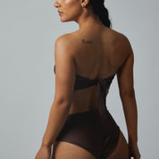 Bottom Filomena Marrón satinado