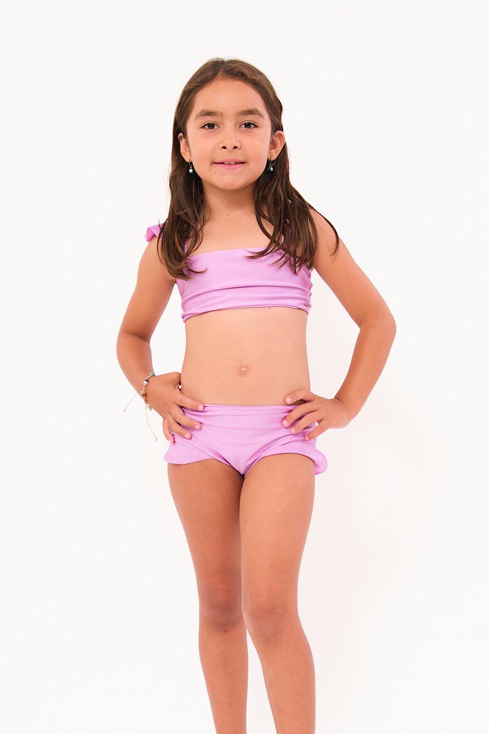 Conjunto Tahíti Lila satinado