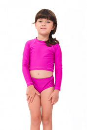 Conjunto Cadiz Niñas Morado Barney