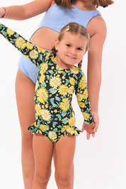 Entera Flamencos Niña Girasoles