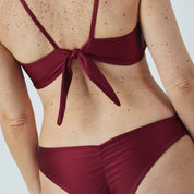 Bottom cocos vino satinado