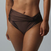 Bottom Filomena Marrón satinado