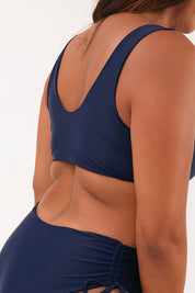 Top Cabo Azul marino