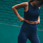 Top Largo Premium Azul Marino