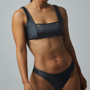 Bottom Federica Gris satinado reversible a gris mate