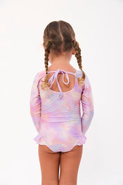 Entera Flamencos Niña Batik Satinado