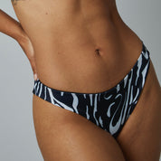 Bottom Federica Black and White reversible a negro