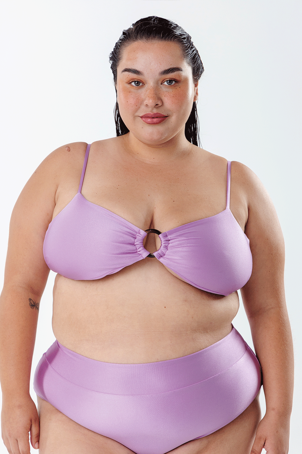 Bottom Bora Lila satinado