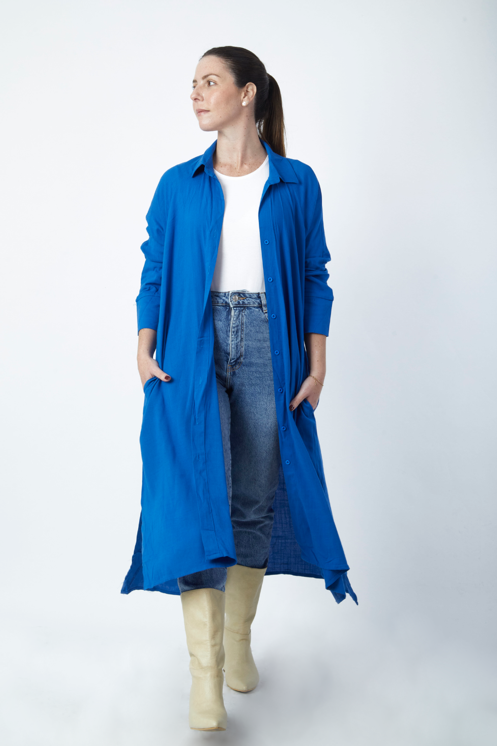 Vestido Málaga Azulino