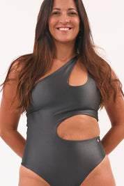 Entera capri gris satinado reversible a mate