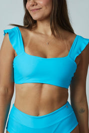 Top Caballeros Celeste turquesa