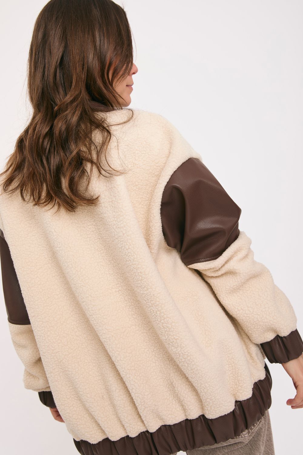 Casaca Sevilla Ivory con marrón