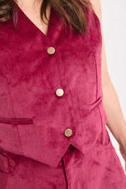 Chaleco Berlín Guinda