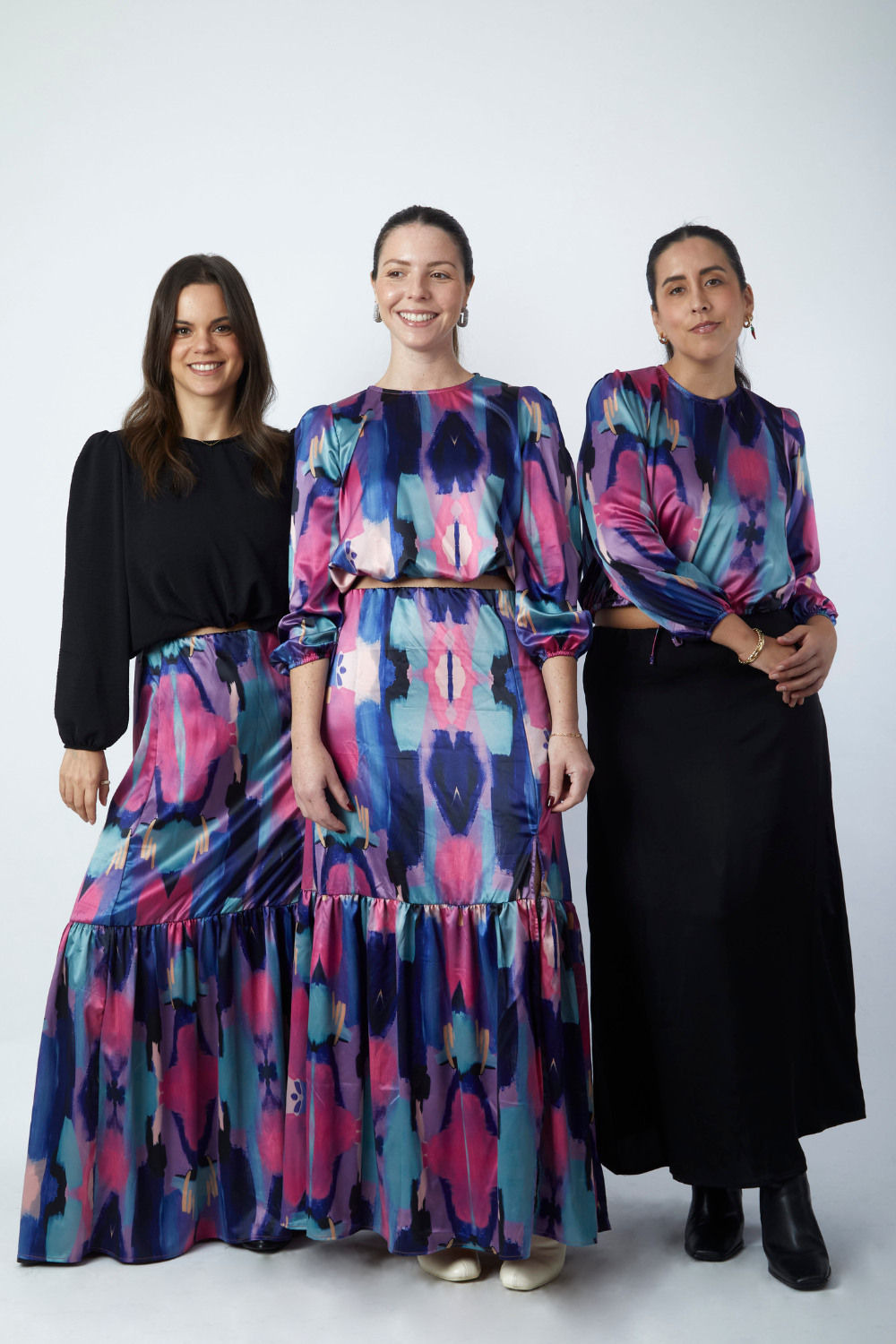 Blusa Sidney Abstracto morado