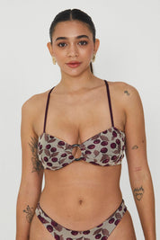 Top Creta Cerezas mesh