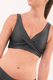 Top Saona Gris satinado