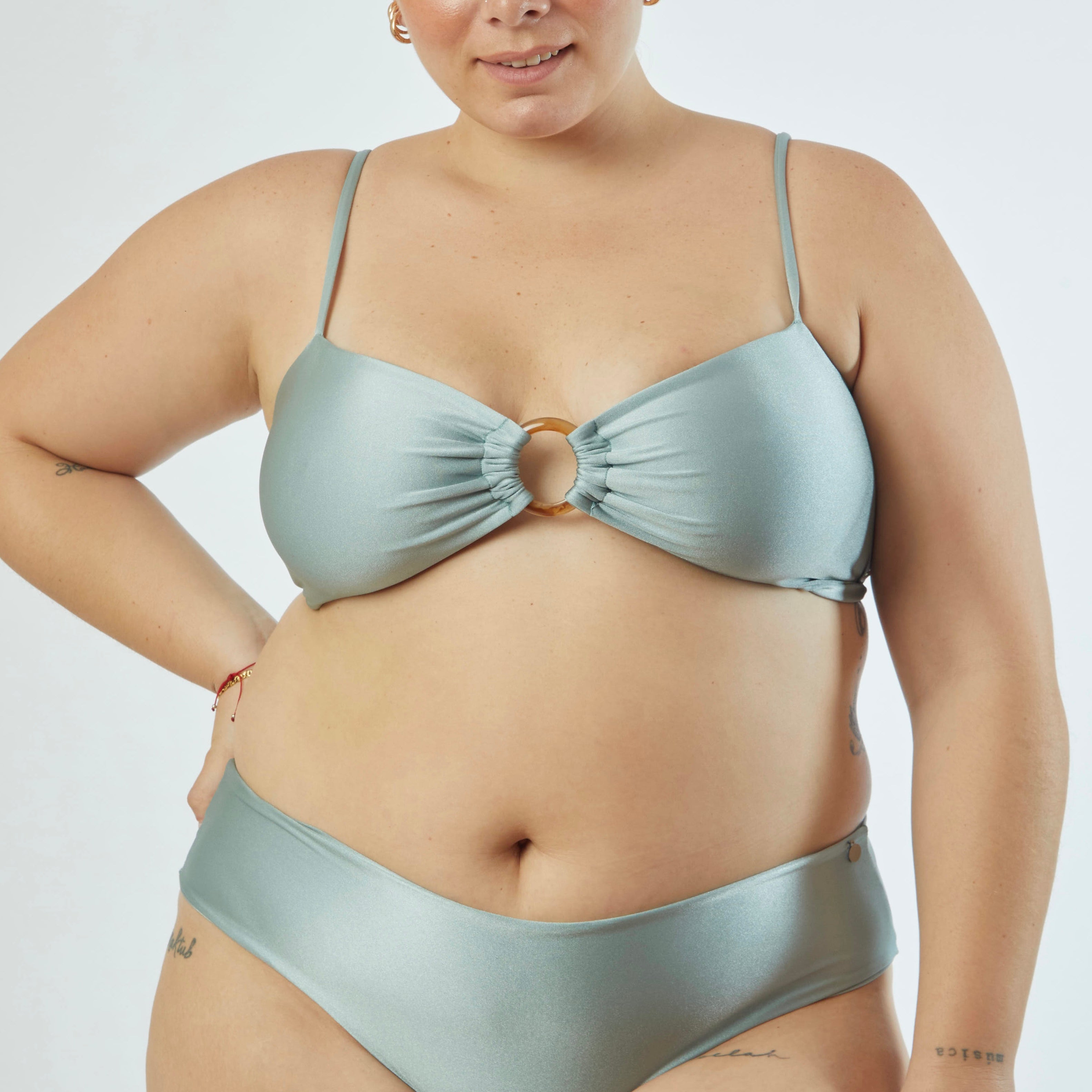 Top Creta Verde cemento satinado