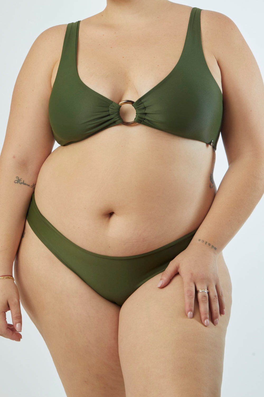 Bottom Gaviotas Verde Militar oscuro