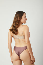 Top Santa María Geométrico tierra satinado