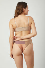 Bottom Gaviotas Geométrico tierra satinado