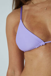 Top Gramas Morado reversible a satinado