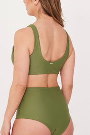 Top señoritas Verde olivo