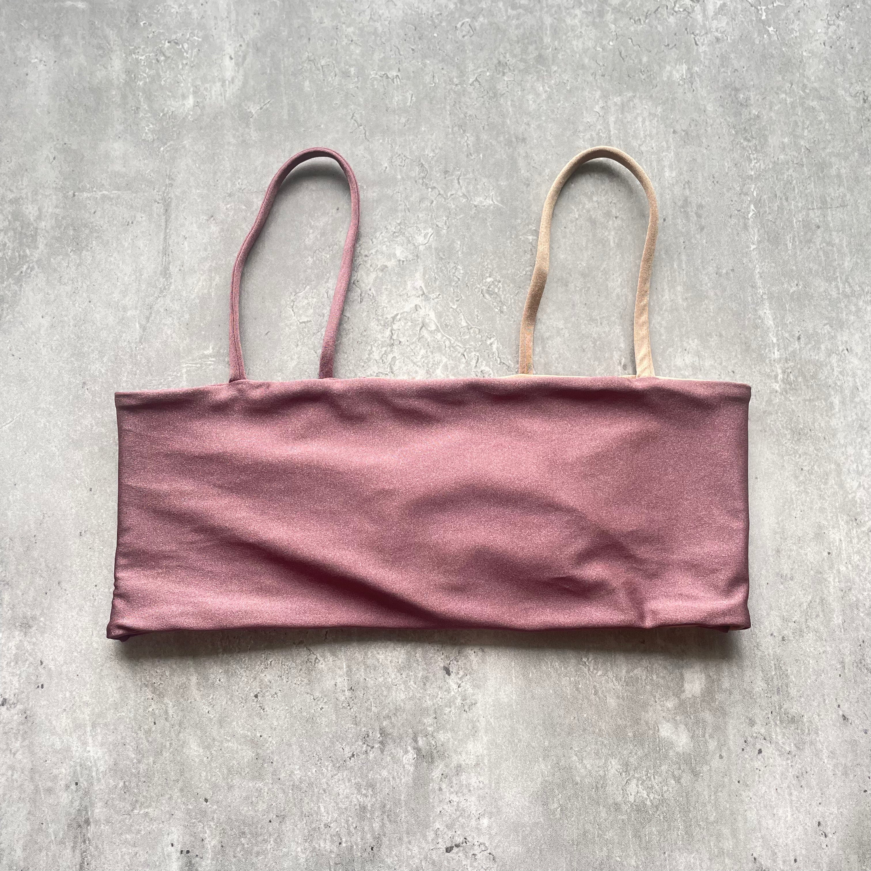 Top Waikiki Geométrico tierra satinado