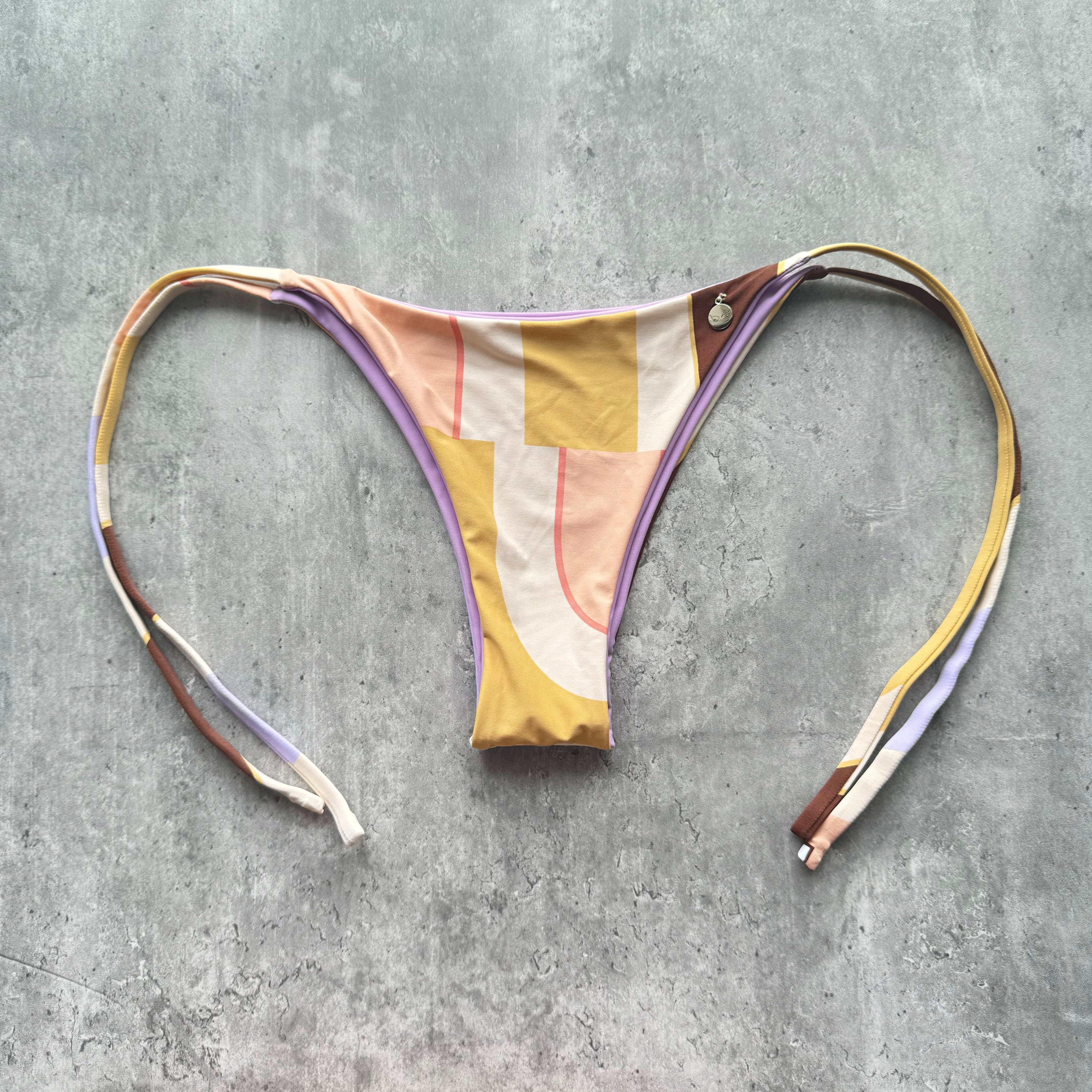 Bottom Totoritas Lila print reversible a lila