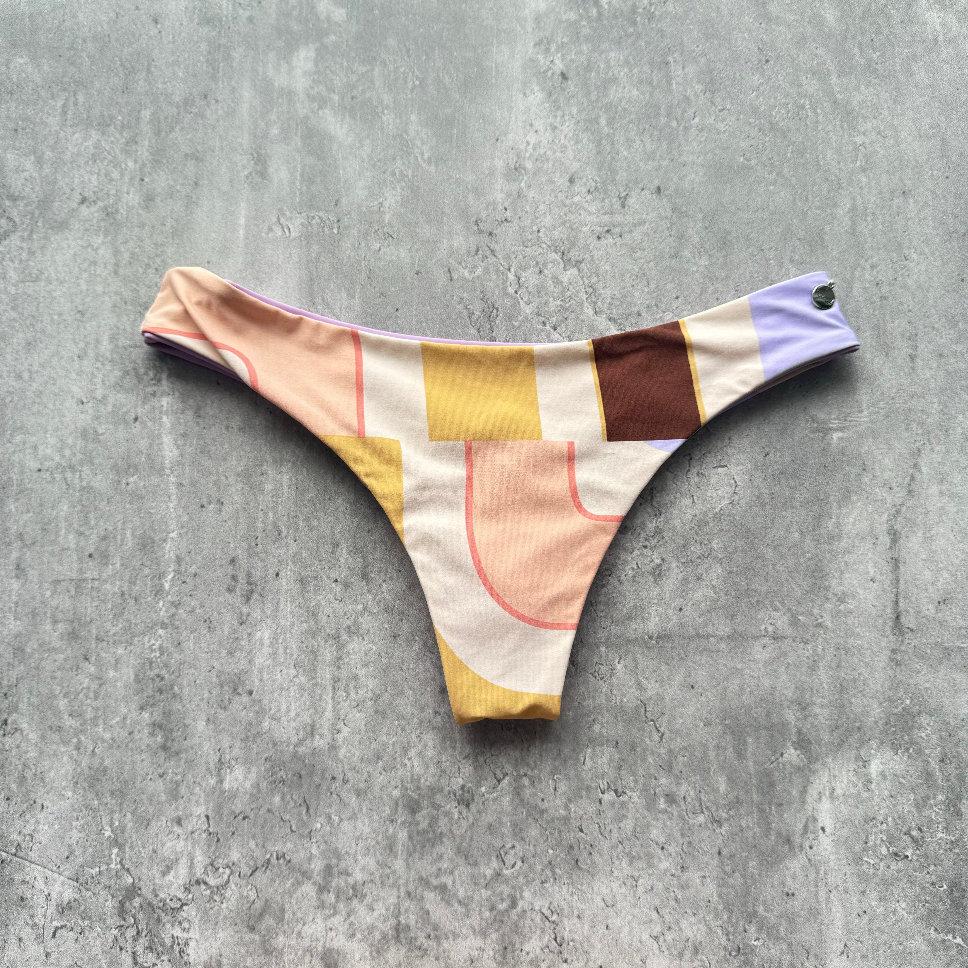 Bottom Cocos lila print reversible a lila