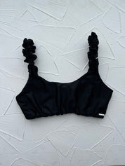 Top Brisas Negro satinado reversible a mate