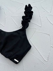 Top Brisas Negro satinado reversible a mate