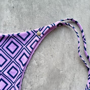 Bottom Totoritas Rombos reversible a lila