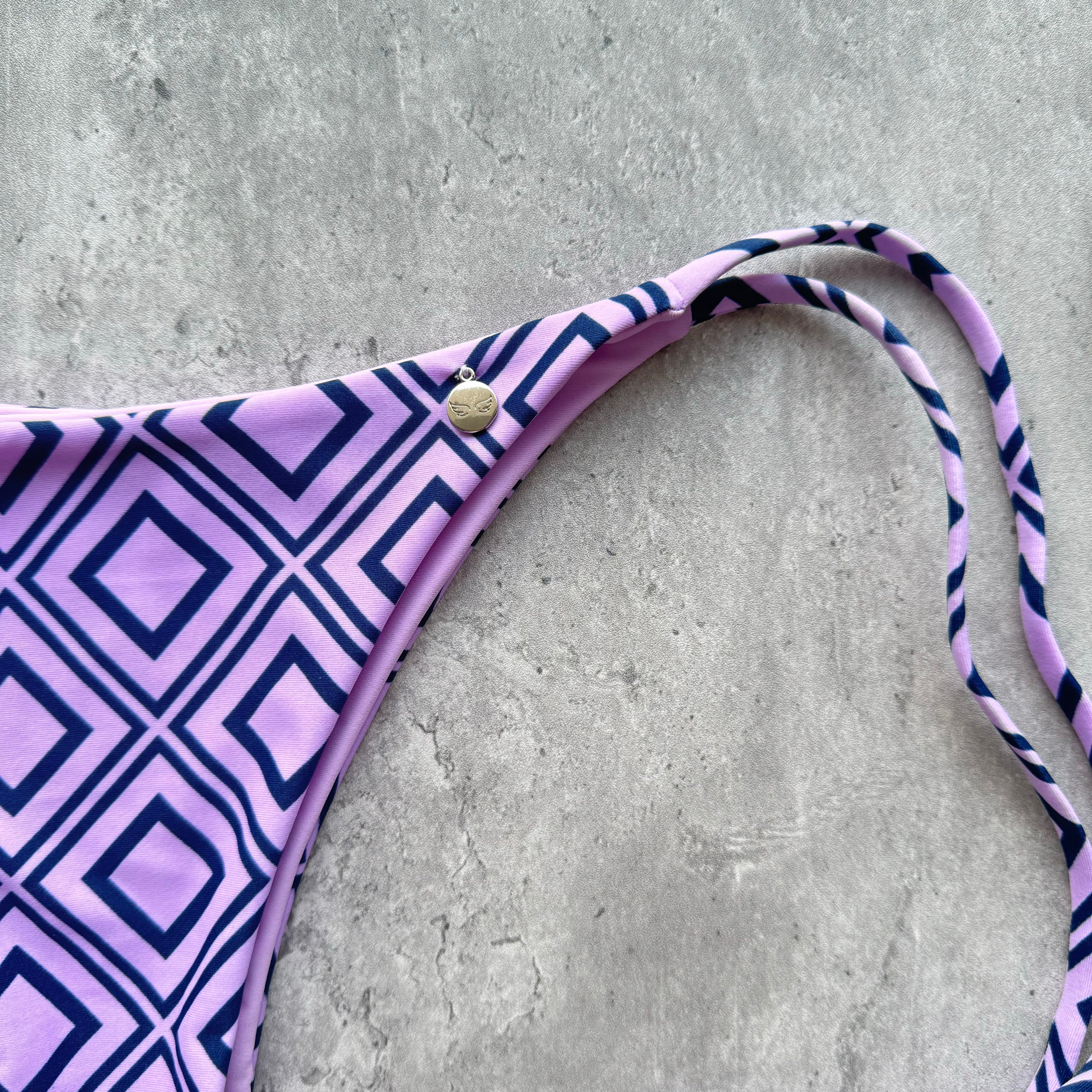 Bottom Totoritas Rombos reversible a lila