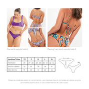 Bottom Gaviotas Flores rosadas reversible a verde olivo