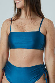 Top Waikiki Peacock satinado