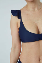 Top Palmas Azul marino