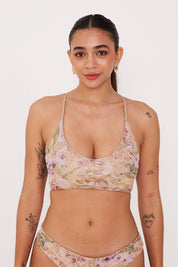 Top Quipa Rosas mesh