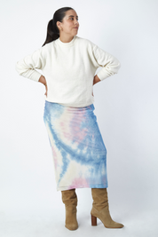 Vestido Viña Batik Pastel print