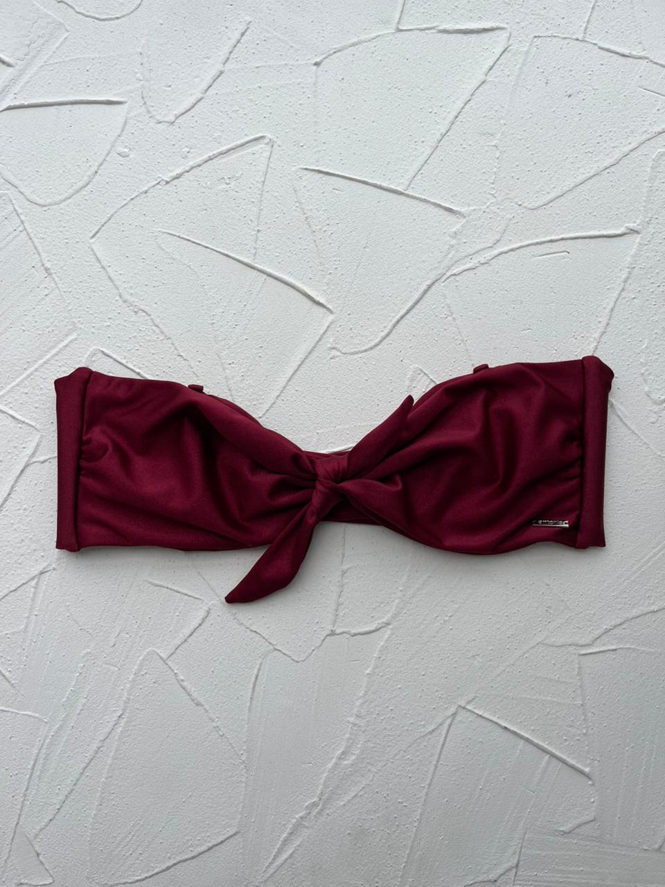 Top Waikiki Vino satinado