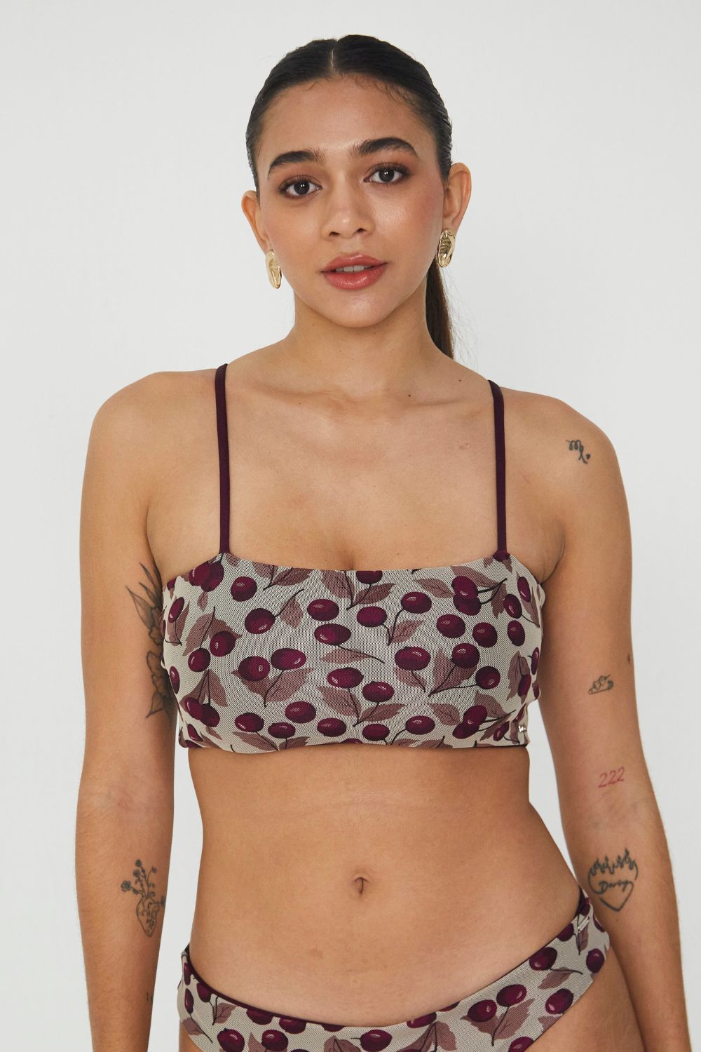 Top Waikiki Cerezas mesh