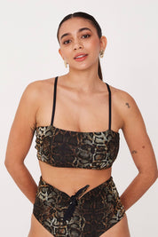 Top Waikiki Pitón mesh