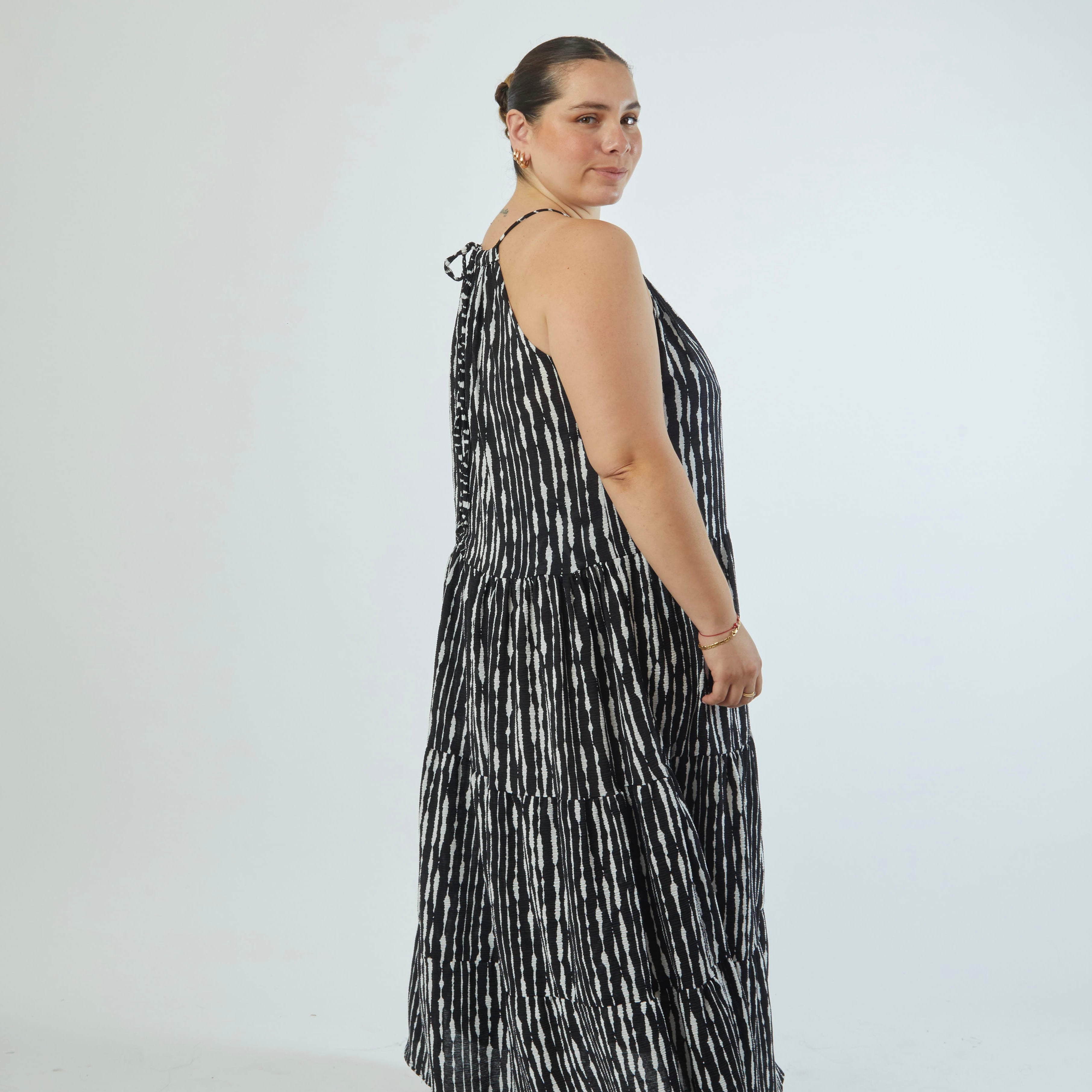 Vestido Milos Negro Print