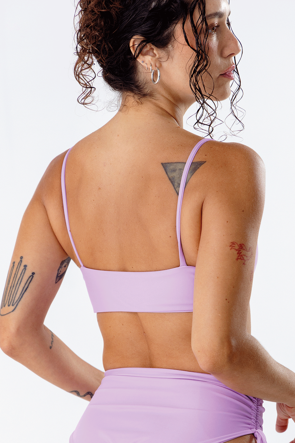 Top Santa María Lila mate