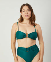 Top Creta Verde esmeralda