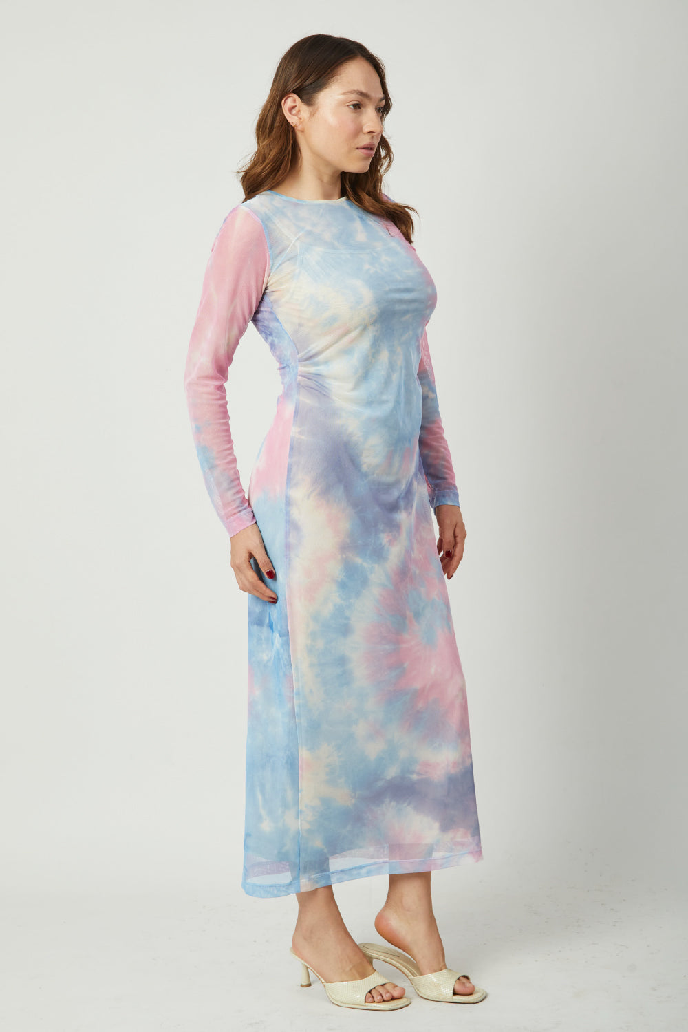 Vestido Viña Batik Pastel print