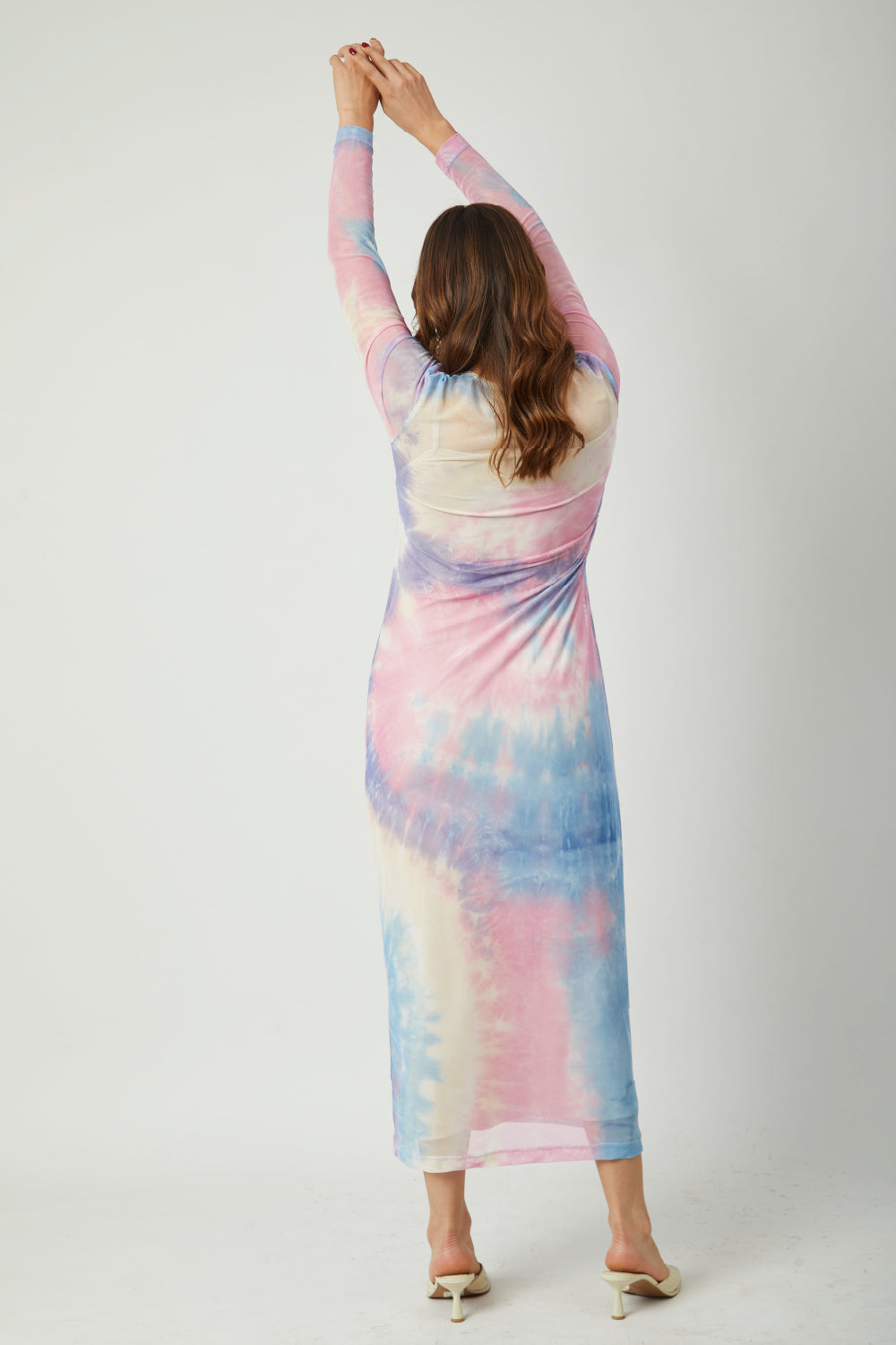 Vestido Viña Batik Pastel print