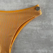 Bottom gaviotas mostaza oscuro print