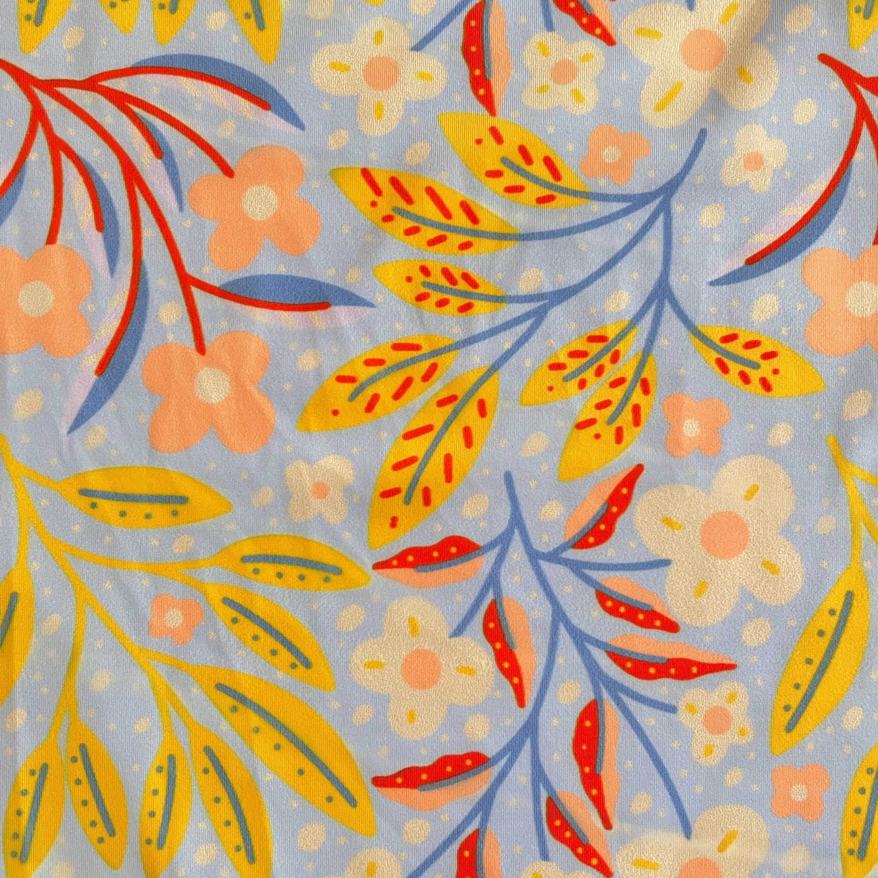 Bottom gaviotas floral reversible